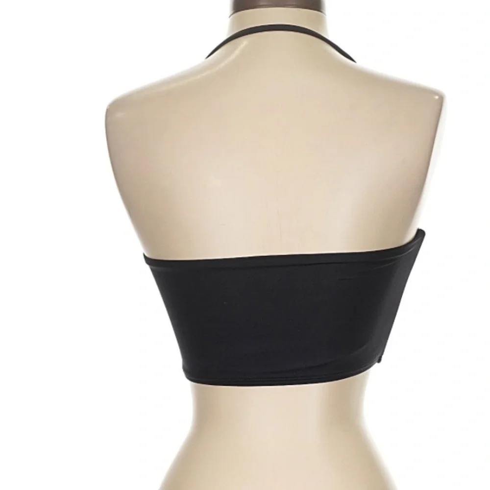 NEW Monday Swimwear BORA BORA BANDEAU TOP BLACK